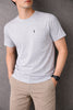 LIGHT GREY JERSEY MEN’S T-SHIRT WITH CHEST POCKET 532