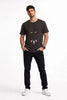 DARK BROWN PANTHER HIGH DENSITY PRINTED MEN’S T-SHIRT 540