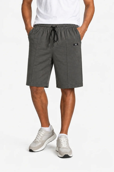 Dark Grey (Charcoal Grey) Men Cotton Jersey Short 537