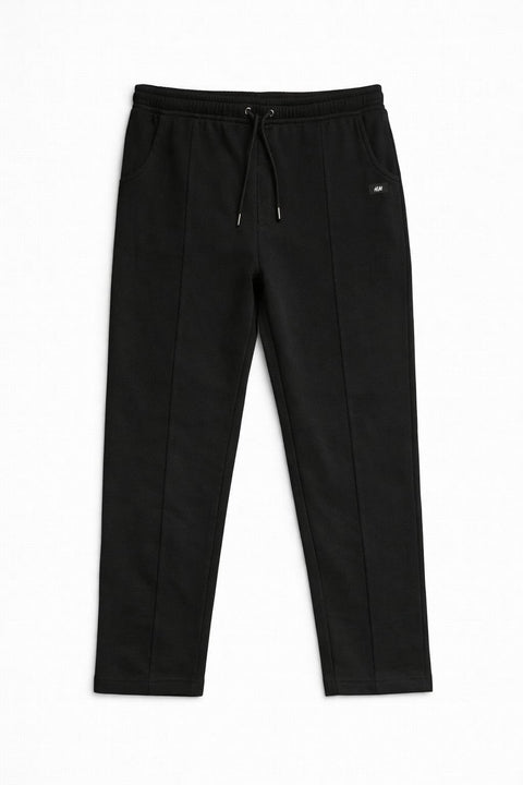 Black Fabric Jerssy Men Trouser 545