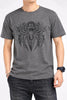 CHARCOAL GREY SPIDER HIGH DENSITY PRINTED MEN’S JERSEY T-SHIRT 540