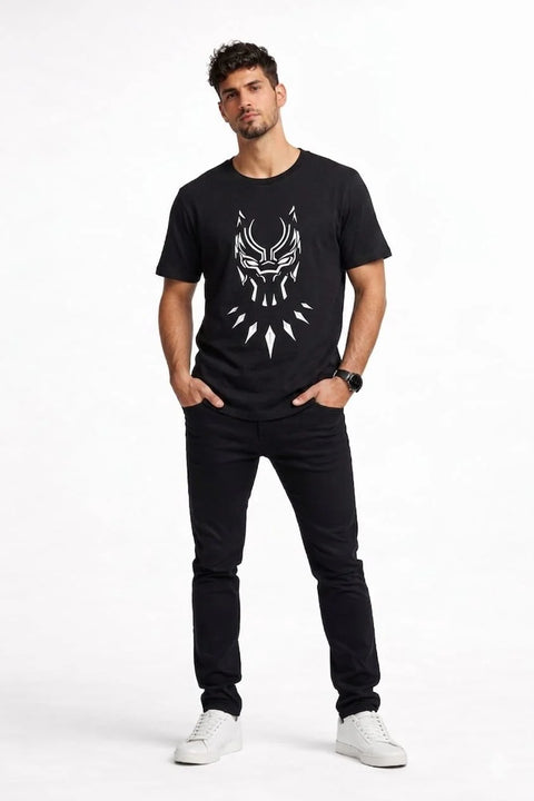 BLACK PANTHER HIGH DENSITY PRINTED MEN’S T-SHIRT 538
