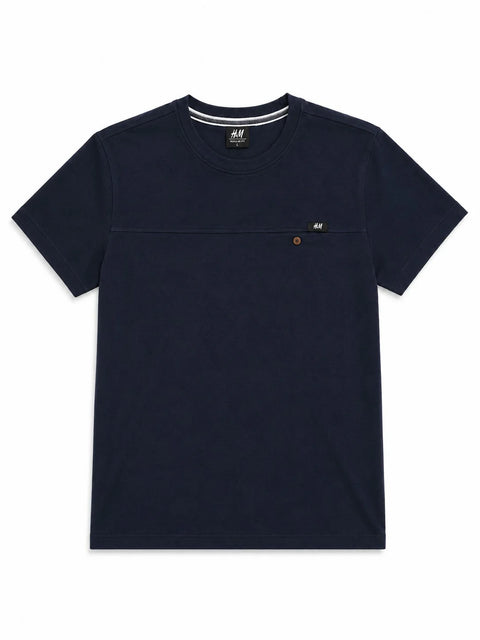 Navy Chest Line Pocket Men's T-Shirt 546+531