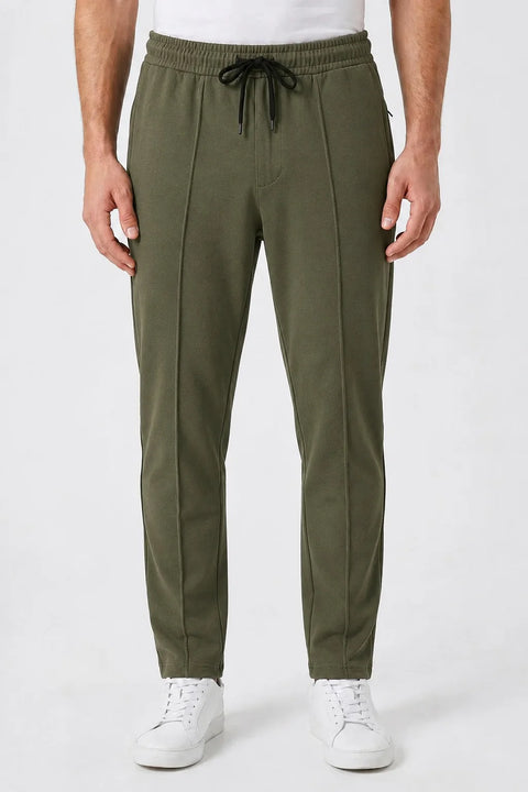 Men’s Premium Pique Trouser – Olive Green